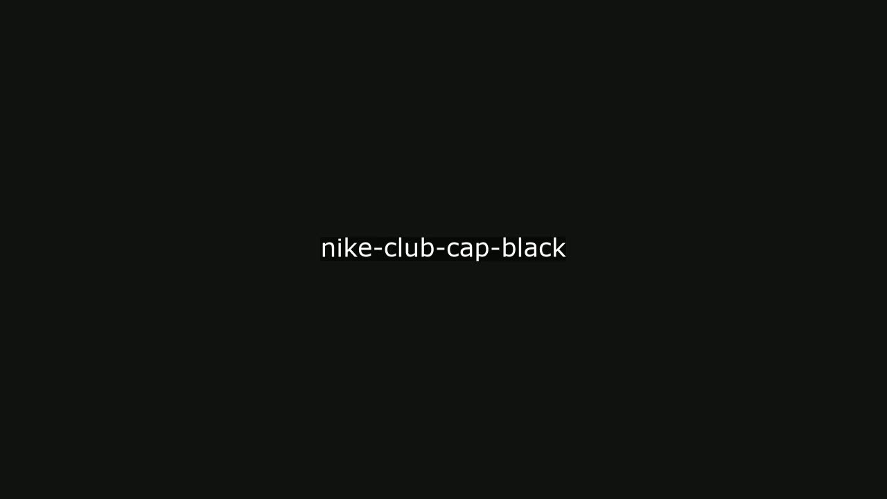 Nike Club Cap 黑