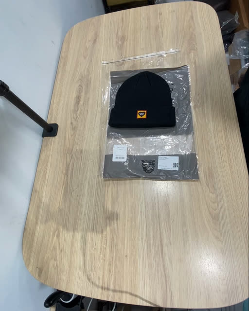 Human Made 中間Logo 毛帽 黑