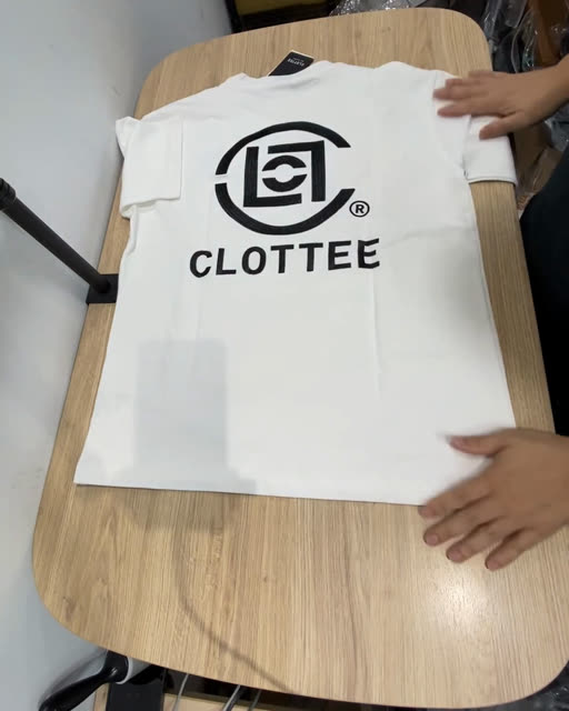 Clottee by 陳冠希 雙面刺繡 Logo 短袖 白色 S