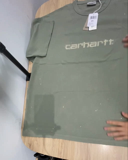 Carhartt WIP 26 油漆做舊 短袖 蔭綠色 2XL